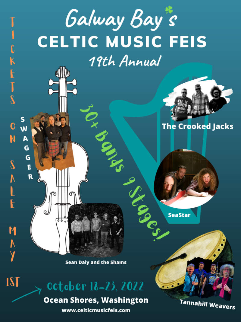 2022 Celtic Music Feis Poster.