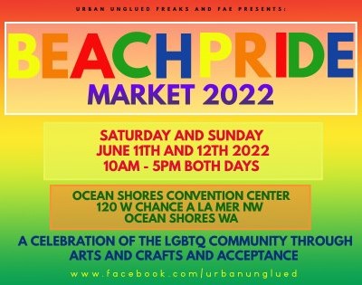 2022 Beach Pride Market poster.